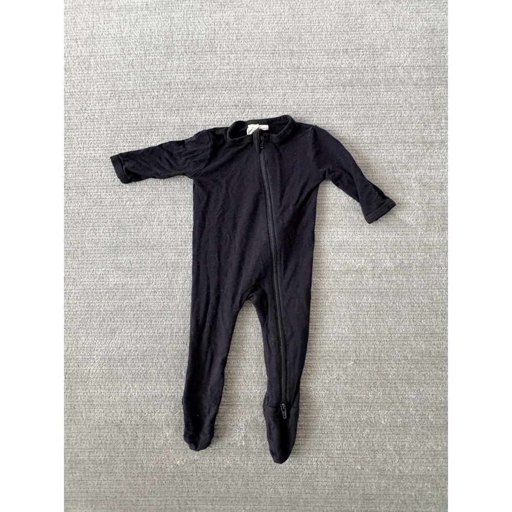 Kyte Baby One Piece Footie Sleepie Black Unisex Newborn